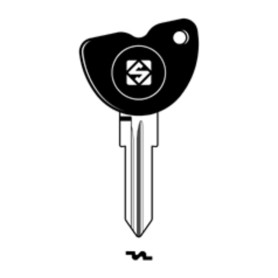 SILCA GT15RDTE BLU CHIAVE TRANSPONDER VUOTA OTTONE