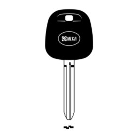 SILCA TOY43TE CHIAVE TRANSPONDER VUOTA OTTONE