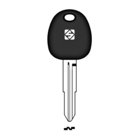 SILCA HYN12TE CHIAVE TRANSPONDER VUOTA OTTONE