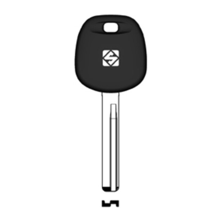 SILCA HYN17RBTE CHIAVE TRANSPONDER VUOTA OTTONE