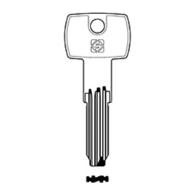 SILCA IBF4 CHIAVE PUNZONATA OTTONE