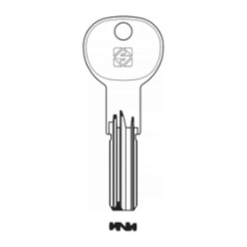 SILCA IE14X CHIAVE PUNZONATA OTTONE