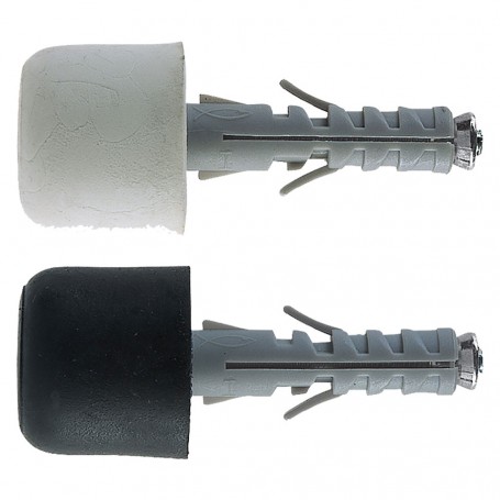 TASSELLO CON FERMAPORTA 'SB  9/12' Ø 9 x 40 mm - bianco
