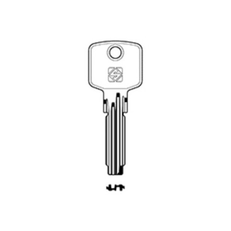 SILCA CS144 CHIAVE PUNZONATA OTTONE