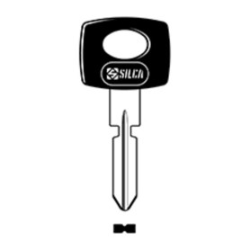 SILCA HU39P CHIAVE AUTO TESTA PLASTICA OTTONE