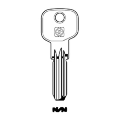 SILCA FF19 CHIAVE PUNZONATA OTTONE