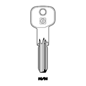 SILCA FF28 CHIAVE PUNZONATA OTTONE