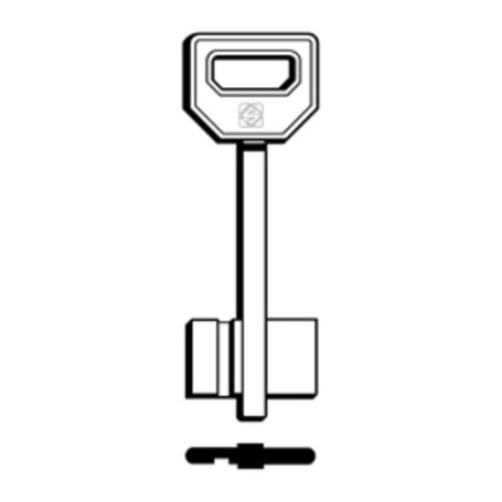 SILCA FQN CHIAVE DOPPIA MAPPA OTTONE