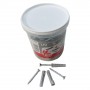TASSELLO NYLON CON VITE 'UV' Ø 8 x 40 + vite 5 x 50mm (140 pz)