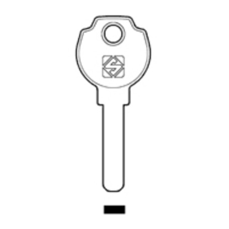 SILCA GS17 CHIAVE PUNZONATA OTTONE