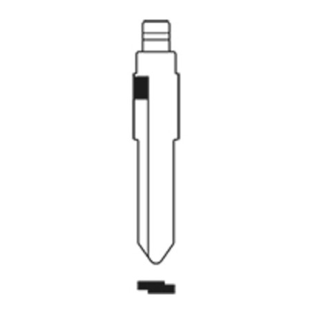 SILCA HU133RCH CHIAVE INSERTO P\RADIOC IRFH (OPEL-SUZUKI)