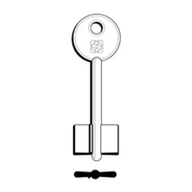 SILCA 5AU5 CHIAVE DOPPIA MAPPA OTTONE