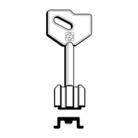 SILCA 5AU7 CHIAVE POMPA OTTONE