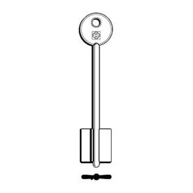 SILCA 5AU9 CHIAVE DOPPIA MAPPA OTTONE