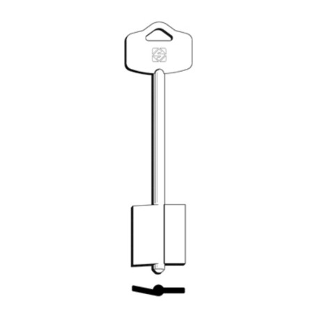 SILCA 5EY22 CHIAVE DOPPIA MAPPA OTTONE