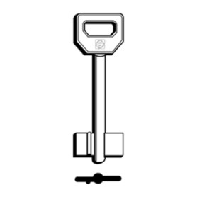 SILCA 5FI13 CHIAVE DOPPIA MAPPA OTTONE