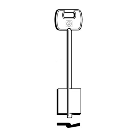 SILCA 5IE3 CHIAVE DOPPIA MAPPA OTTONE