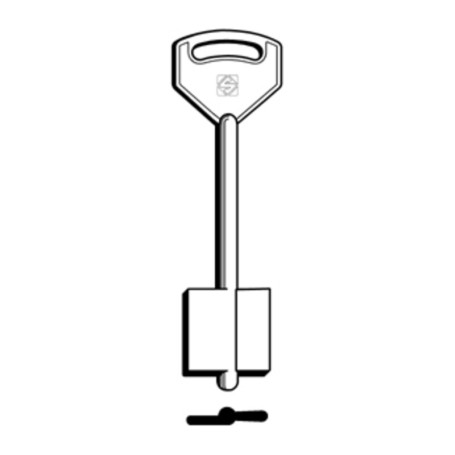 SILCA 5MO2 CHIAVE DOPPIA MAPPA OTTONE