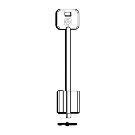 SILCA 5R9 CHIAVE DOPPIA MAPPA OTTONE