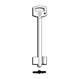 SILCA 5SAB4 CHIAVE DOPPIA MAPPA OTTONE