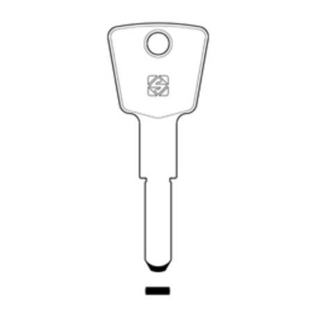 SILCA KE13 CHIAVE PUNZONATA NICHEL