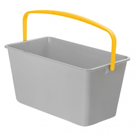 SECCHIO RETTANGOLARE 'SQUIZZO' Lt. 15 - cm 44 x 26 x 22