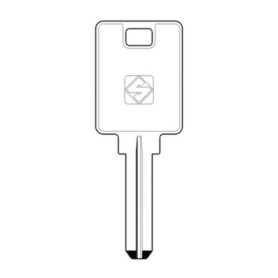 SILCA DS6 CHIAVE PUNZONATA OTTONE