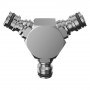 DEVIATORE A 3 VIE IN METALLO 'Art. 9607' - blister