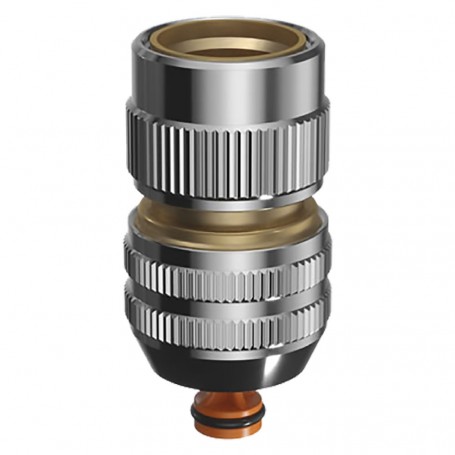 RACCORDO RAPIDO AQUASTOP IN METALLO 'Art. 9611' - 1/2'-5/8' blister