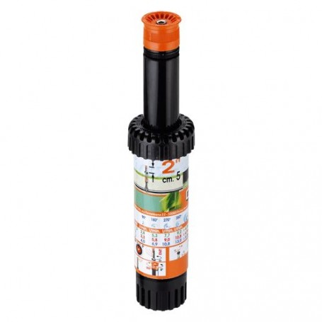 IRRIGATORE POP-UP STATICO REGOLABILE 'Art. 90004' - alzo cm 5