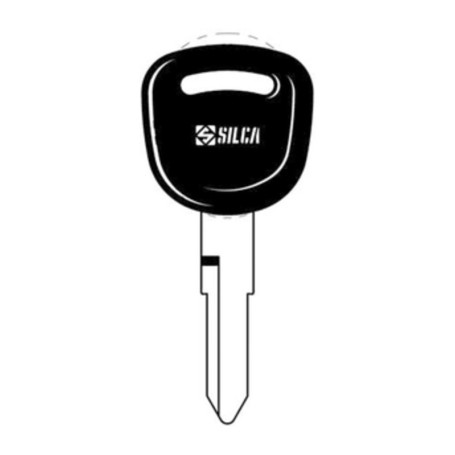 SILCA KYM1RP CHIAVE AUTO TESTA PLASTICA OTTONE