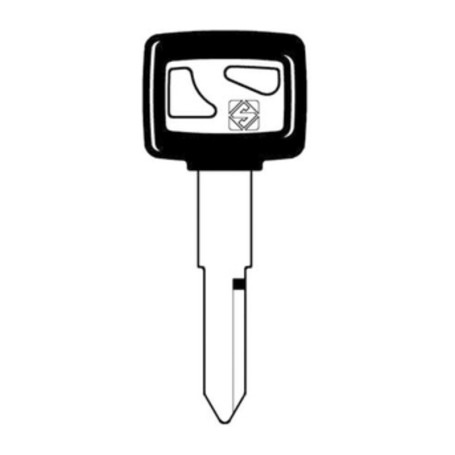 SILCA HON41P CHIAVE AUTO TESTA PLASTICA OTTONE