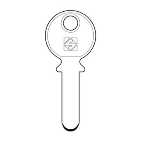 SILCA KA1 CHIAVE PUNZONATA OTTONE