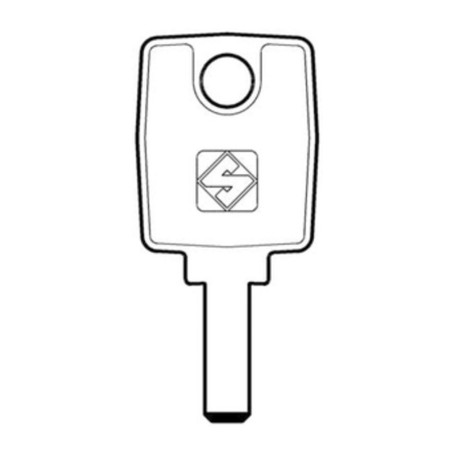 SILCA KA8 CHIAVE PUNZONATA NICHEL