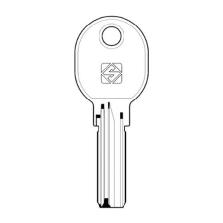 SILCA IE15 CHIAVE PUNZONATA OTTONE