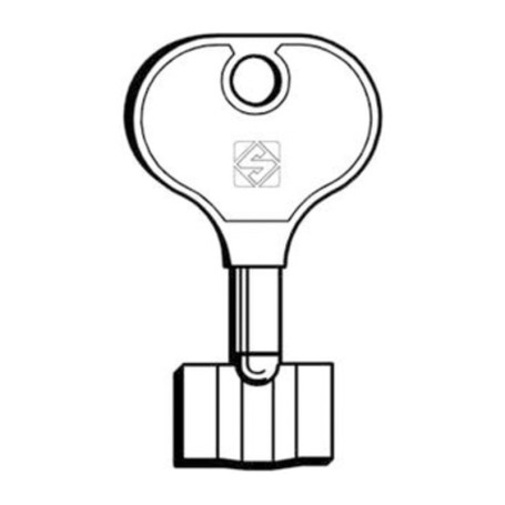 SILCA 5PT5 CHIAVE POMPA OTTONE