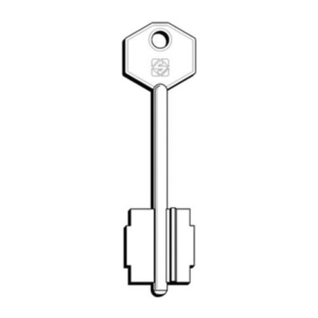 SILCA 5PT12 CHIAVE DOPPIA MAPPA OTTONE