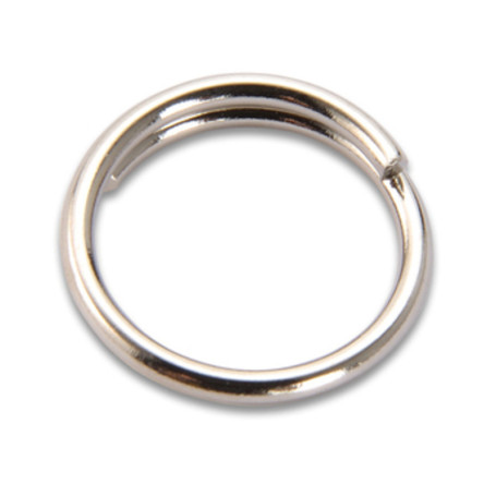 ANELLO P\CATENA A PERLINE OTTONE NICHEL D 14 MM