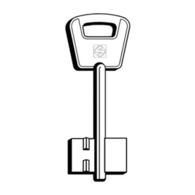 SILCA 5BE5 CHIAVE DOPPIA MAPPA OTTONE