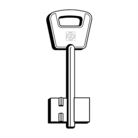 SILCA 5BE5 CHIAVE DOPPIA MAPPA OTTONE