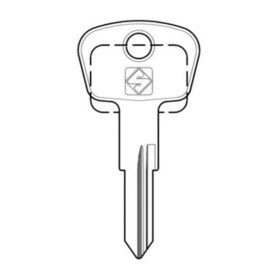 SILCA ZD18 CHIAVE AUTO ACCIAIO