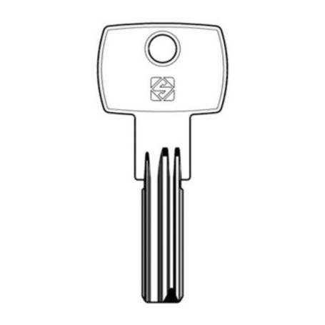 SILCA VI19 CHIAVE PUNZONATA OTTONE