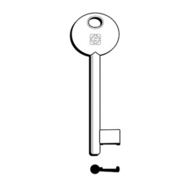 SILCA 6P3D CHIAVE PATENT PARI NICHELATA