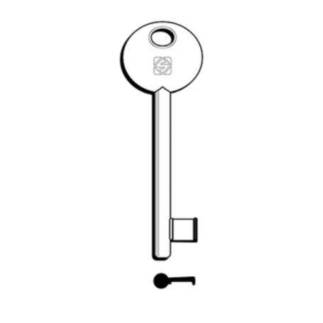 SILCA 6P2S CHIAVE PATENT DISP NICHELATA