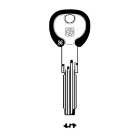 SILCA CS62DZ CHIAVE PUNZONATA SILKY OTTONE