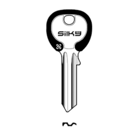SILCA UL050DZ CHIAVE PROFILO SILKY OTTONE
