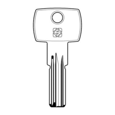 SILCA AGB7 CHIAVE PUNZONATA OTTONE