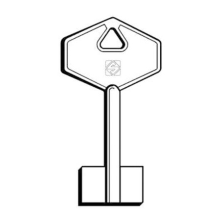 SILCA 5IT3 CHIAVE DOPPIA MAPPA OTTONE