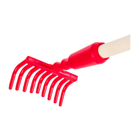 RASTRELLO A  9 DENTI P\OLIVE PLASTICA MAN FORATO