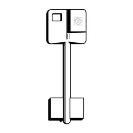 SILCA 5YA4 CHIAVE DOPPIA MAPPA OTTONE